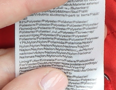 Jacqueline de Yong Women's Red Anorak Jacket S