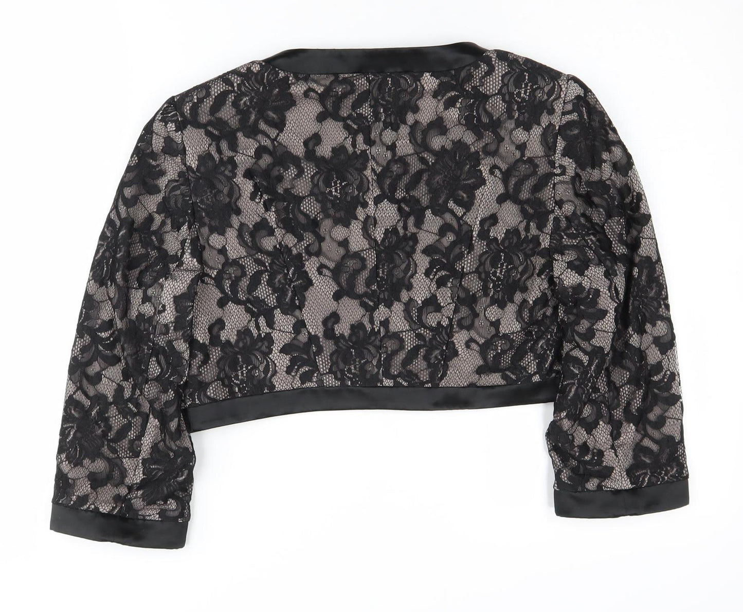 Alexon Women's Black Lace Shrug Size 12