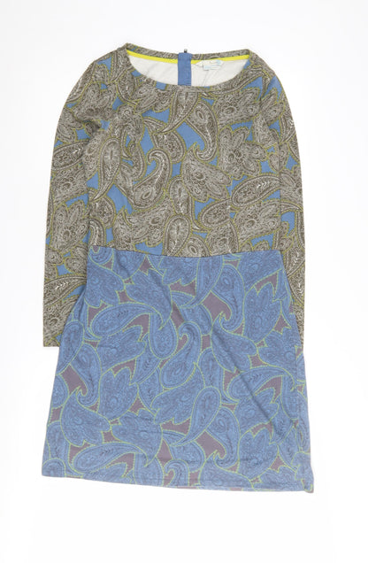 Boden Women's Multicoloured Paisley Shift Dress Size 12