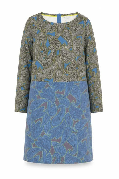 Boden Women's Multicoloured Paisley Shift Dress Size 12