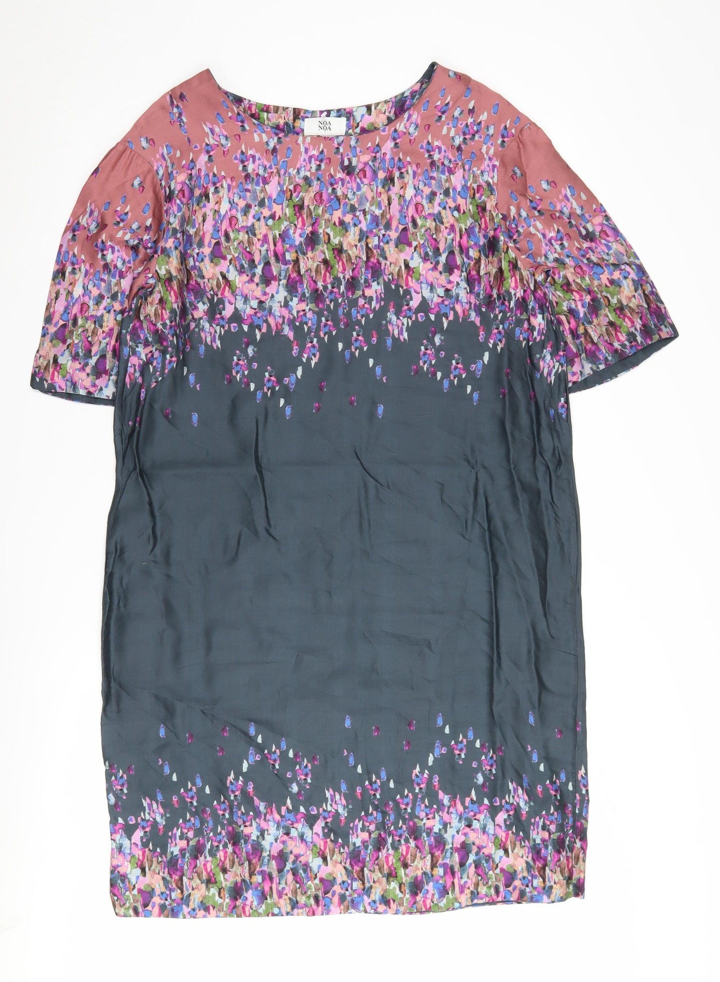Noa Noa Women's Multicoloured Floral Shift Dress Size 8