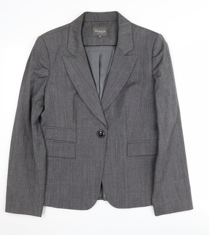 Womens UK Size 12 TM Lewin Regular Grey Blazer