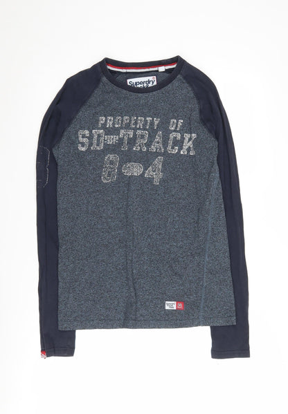Superdry Men's Grey Long Sleeve T-Shirt M