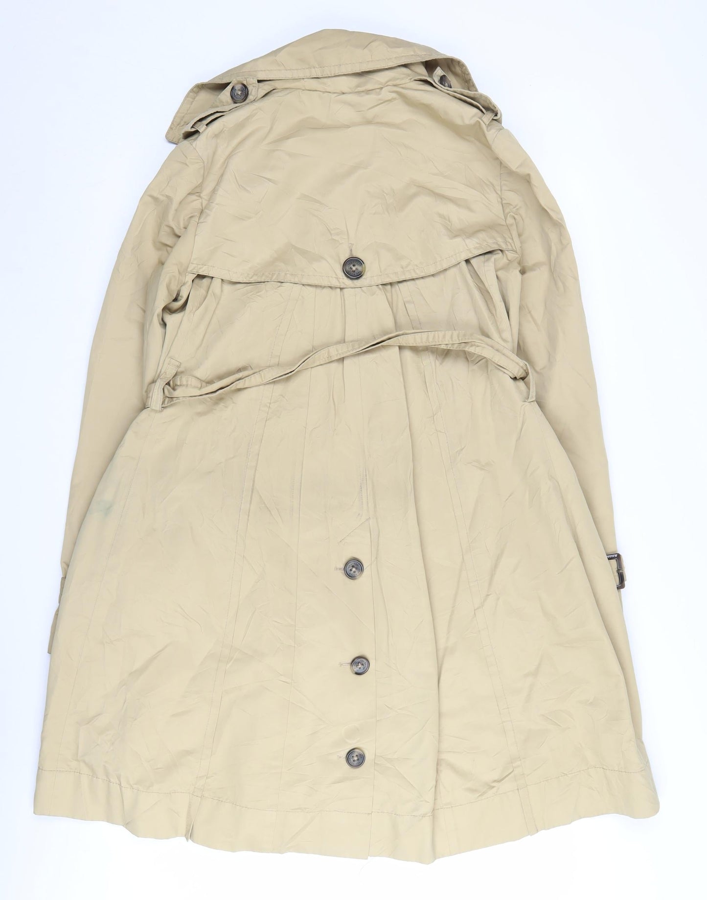 Womens UK Size 6 Ted Baker Beige Trench Coat