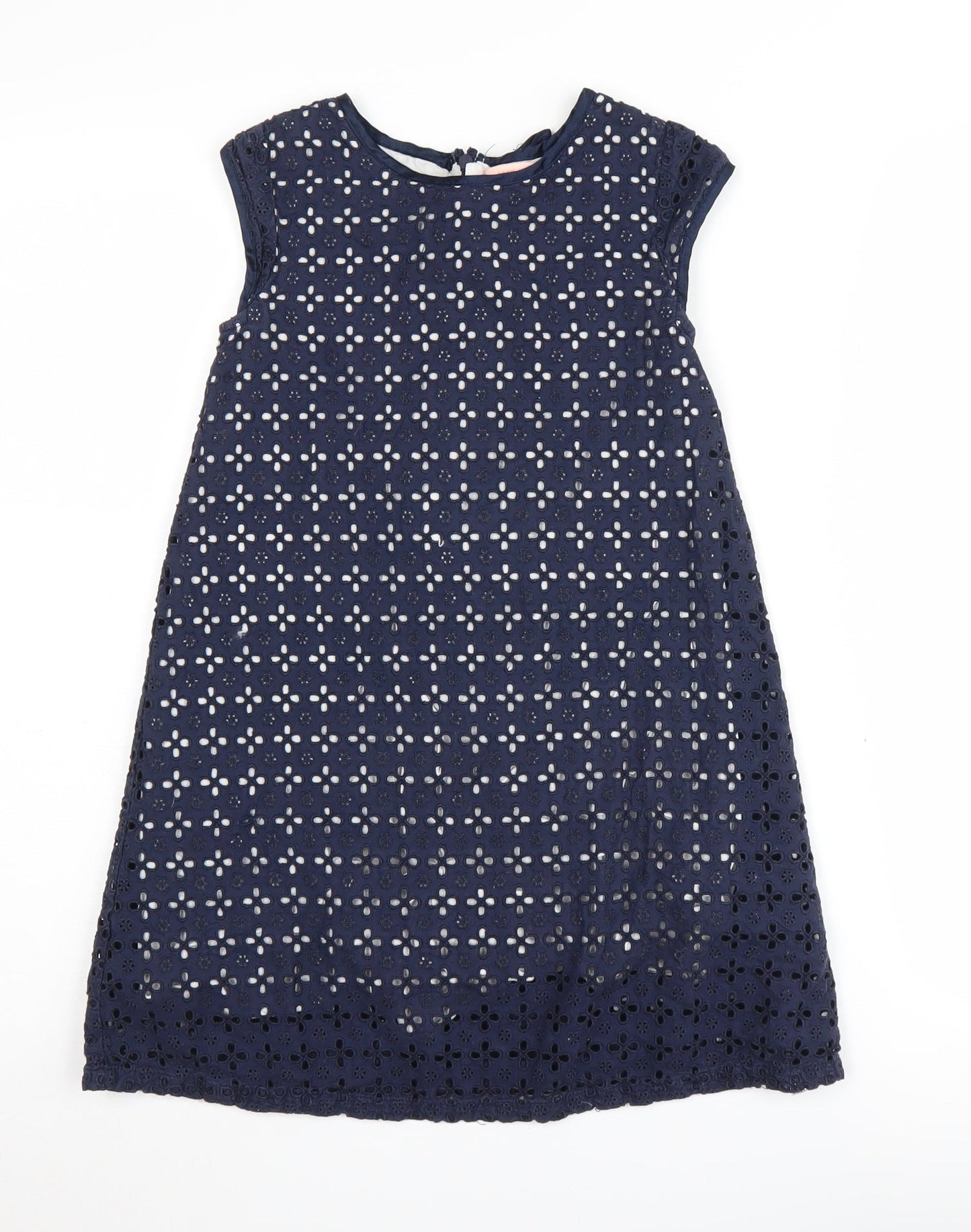 Jigsaw Girls Blue Floral Shift Dress 8-9 Years