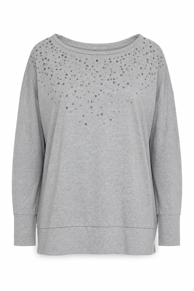 Womens UK Size M DKNY Grey Pullover Sweatshirt