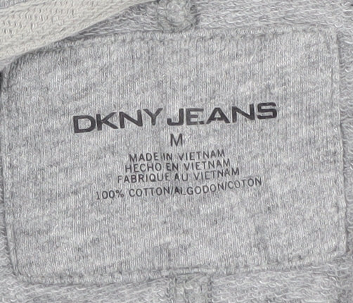 DKNY Women’s Grey Studded Pullover Sweatshirt Medium