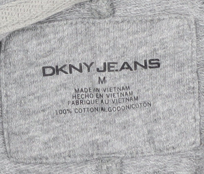 DKNY Women’s Grey Studded Pullover Sweatshirt Medium