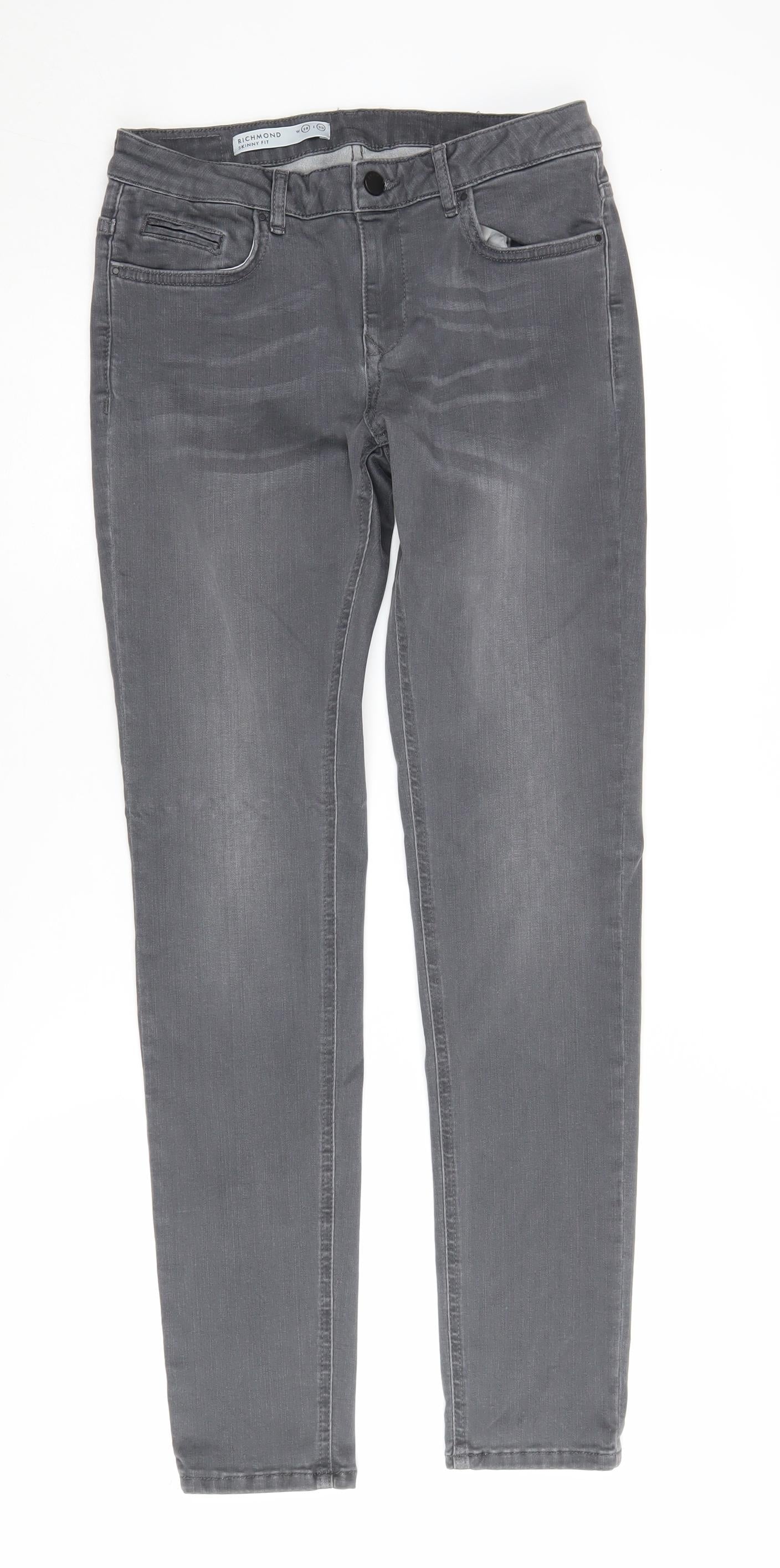 Jigsaw Men's Grey Skinny Jeans, Size 28 Slim Fit
