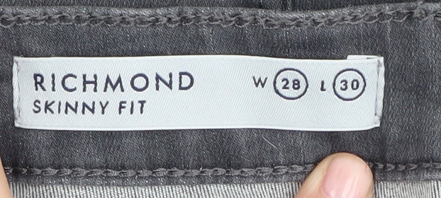 Jigsaw Men's Grey Skinny Jeans, Size 28 Slim Fit