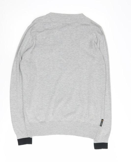 Voi Jeans Men's Grey L Pullover Crew Neck Jumper