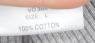 Voi Jeans Men's Grey L Pullover Crew Neck Jumper