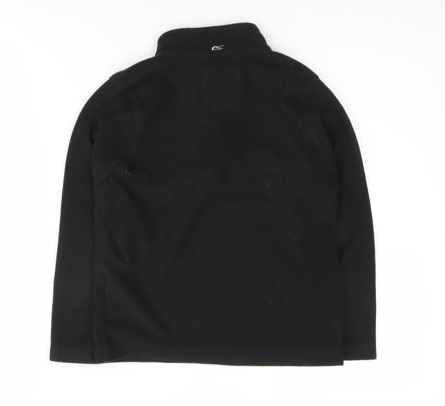 Regatta Boys Black Fleece 1/4 Zip Sweatshirt 7-8Y Outdoor