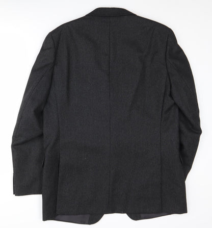 Austin Reed Men's Black Pinstripe Blazer Jacket 44