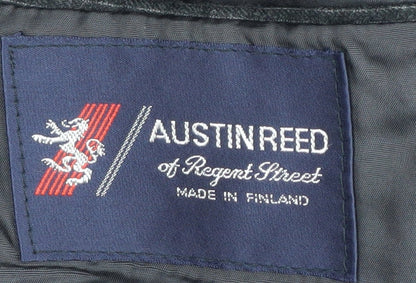 Austin Reed Men's Black Pinstripe Blazer Jacket 44