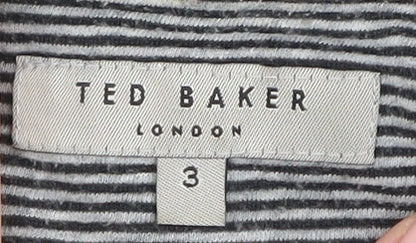 Ted Baker Men's Grey Collared Pullover Jumper M
