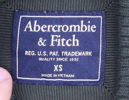 Abercrombie & Fitch Women's Green Fleece Jacket XS