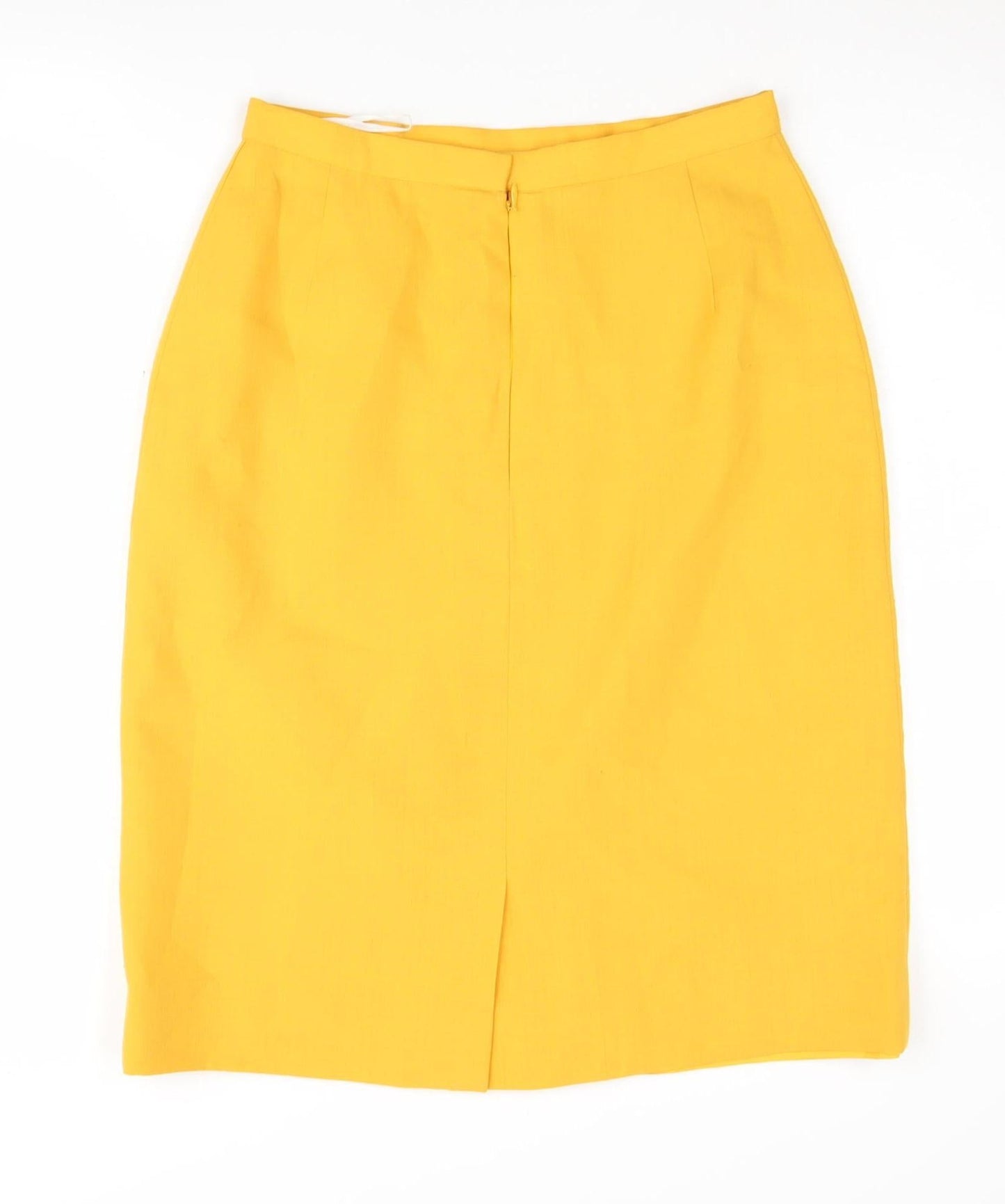 Jacques Vert Women's Yellow Pencil Skirt Size 14
