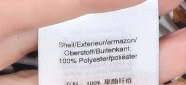 DKNY Women's Multicoloured Animal Print Blouse S