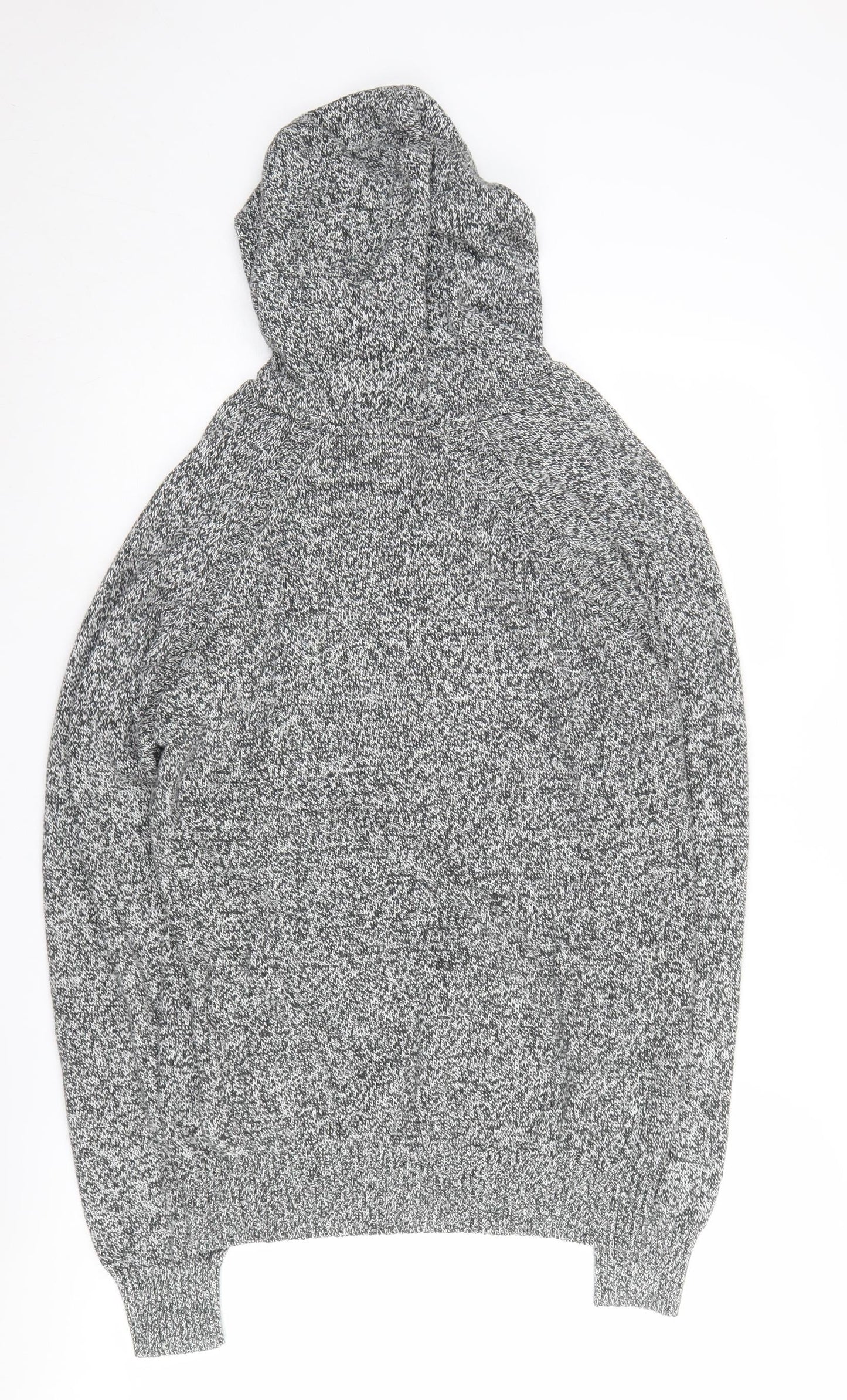 Unisex Adults UK Size M Bench Grey Pullover Hoodie