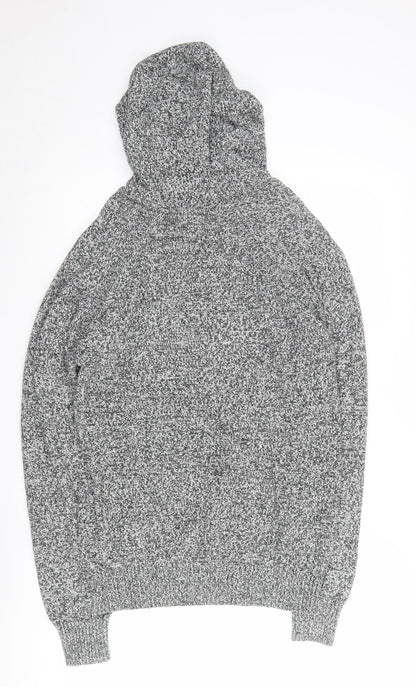 Unisex Adults UK Size M Bench Grey Pullover Hoodie