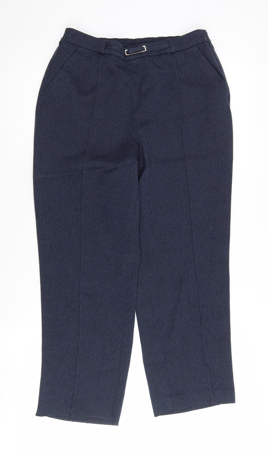 Womens UK Size 12 Honor Millburn Regular Fit  Blue Trousers