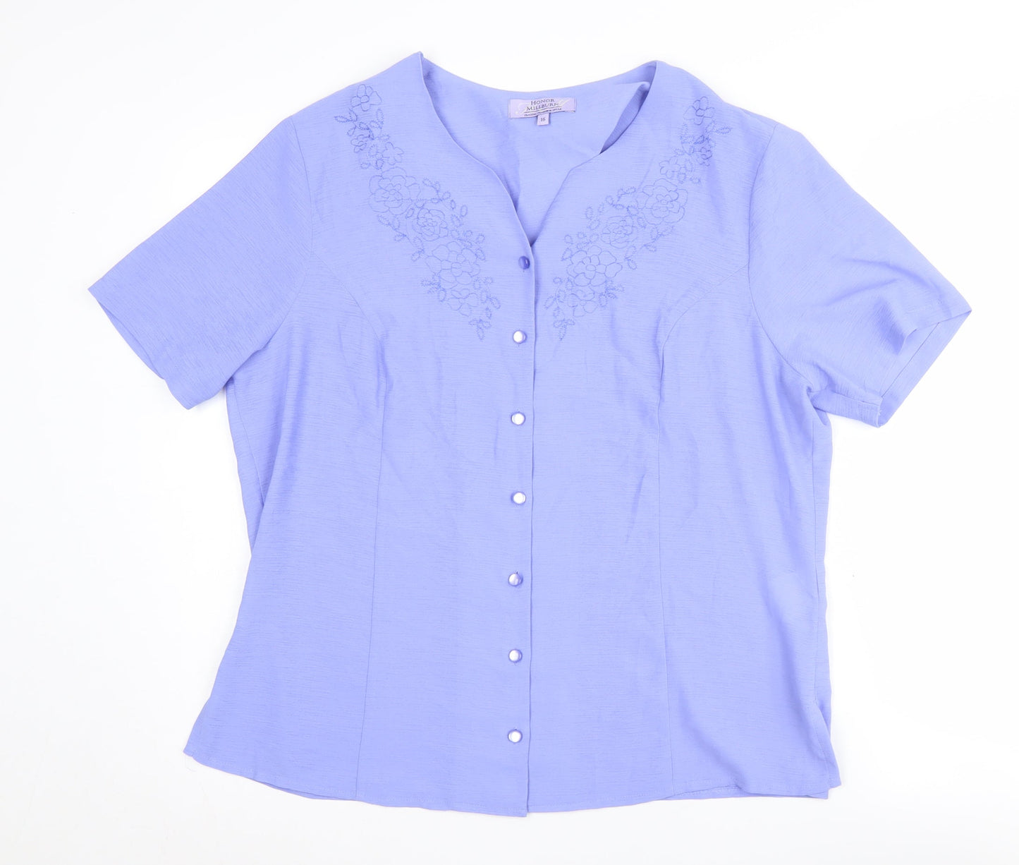 Honor Millburn Women's Purple Blouse Size 16