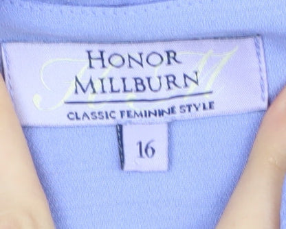Honor Millburn Women's Purple Blouse Size 16