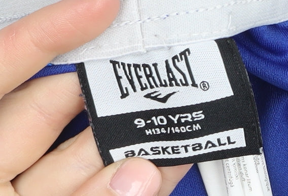 Everlast Boys Blue Athletic Basketball Shorts 9-10 Years