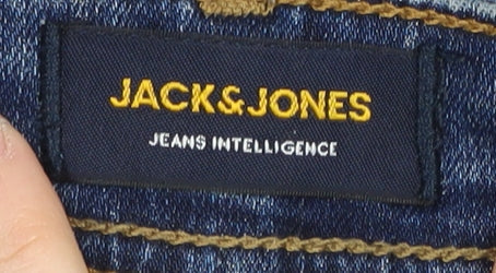 Jack & Jones Men's Blue Skinny Jeans Size 28