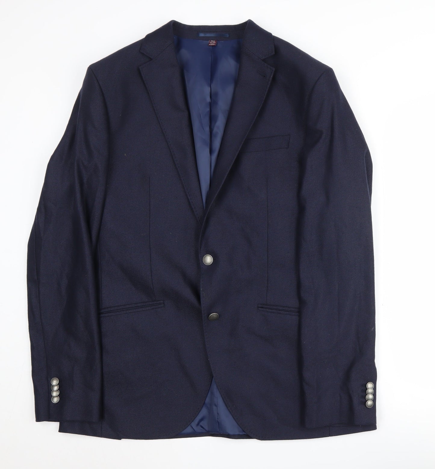 Mens UK Size 42 Marks and Spencer Regular Blue Suit Jacket