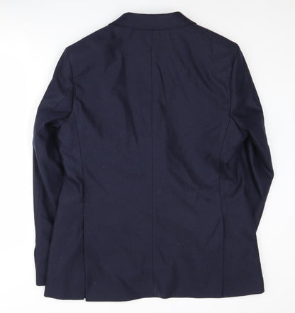 Mens UK Size 42 Marks and Spencer Regular Blue Suit Jacket