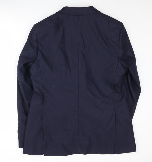 Mens UK Size 42 Marks and Spencer Regular Blue Suit Jacket