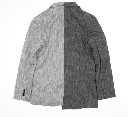 Womens UK Size 8 Topshop Grey Basic Jacket