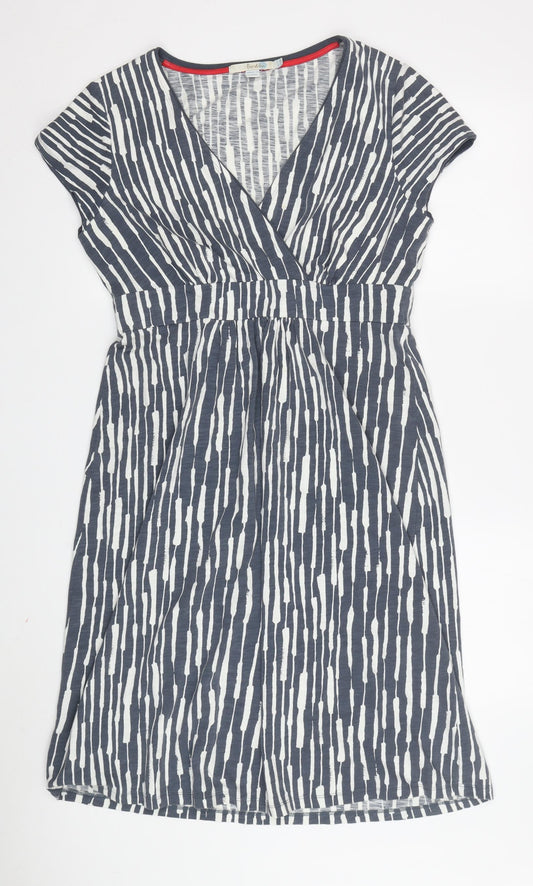Boden Women's Multicoloured Striped A-Line Dress