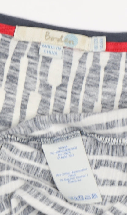 Boden Women's Multicoloured Striped A-Line Dress