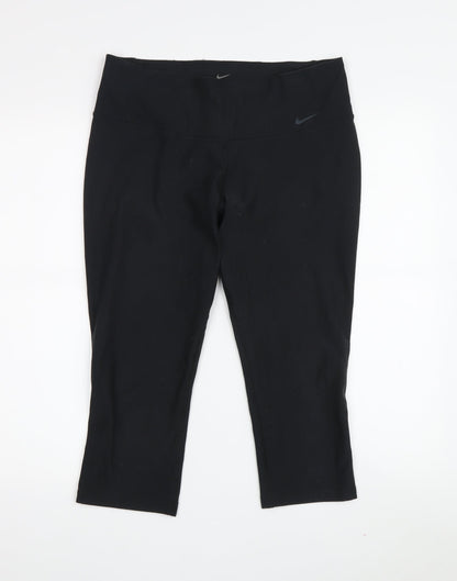 Nike Women's Black Cropped Athletic Leggings M