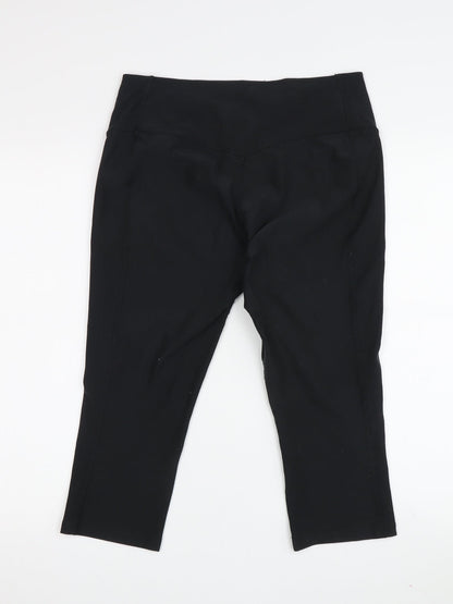 Nike Women's Black Cropped Athletic Leggings M