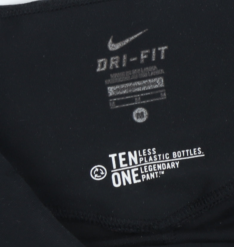 Nike Women's Black Cropped Athletic Leggings M