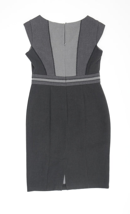 Marks and Spencer Women's Sheath Dress Grey Size 12