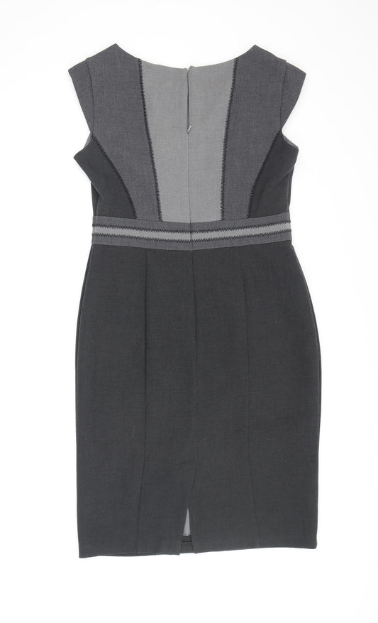 Marks and Spencer Women's Sheath Dress Grey Size 12