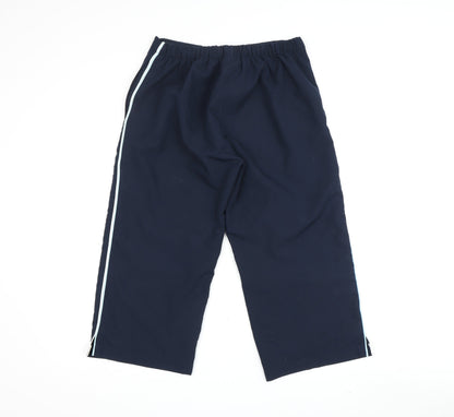 Reebok Women's Blue Track Pants Size 10 Activewear