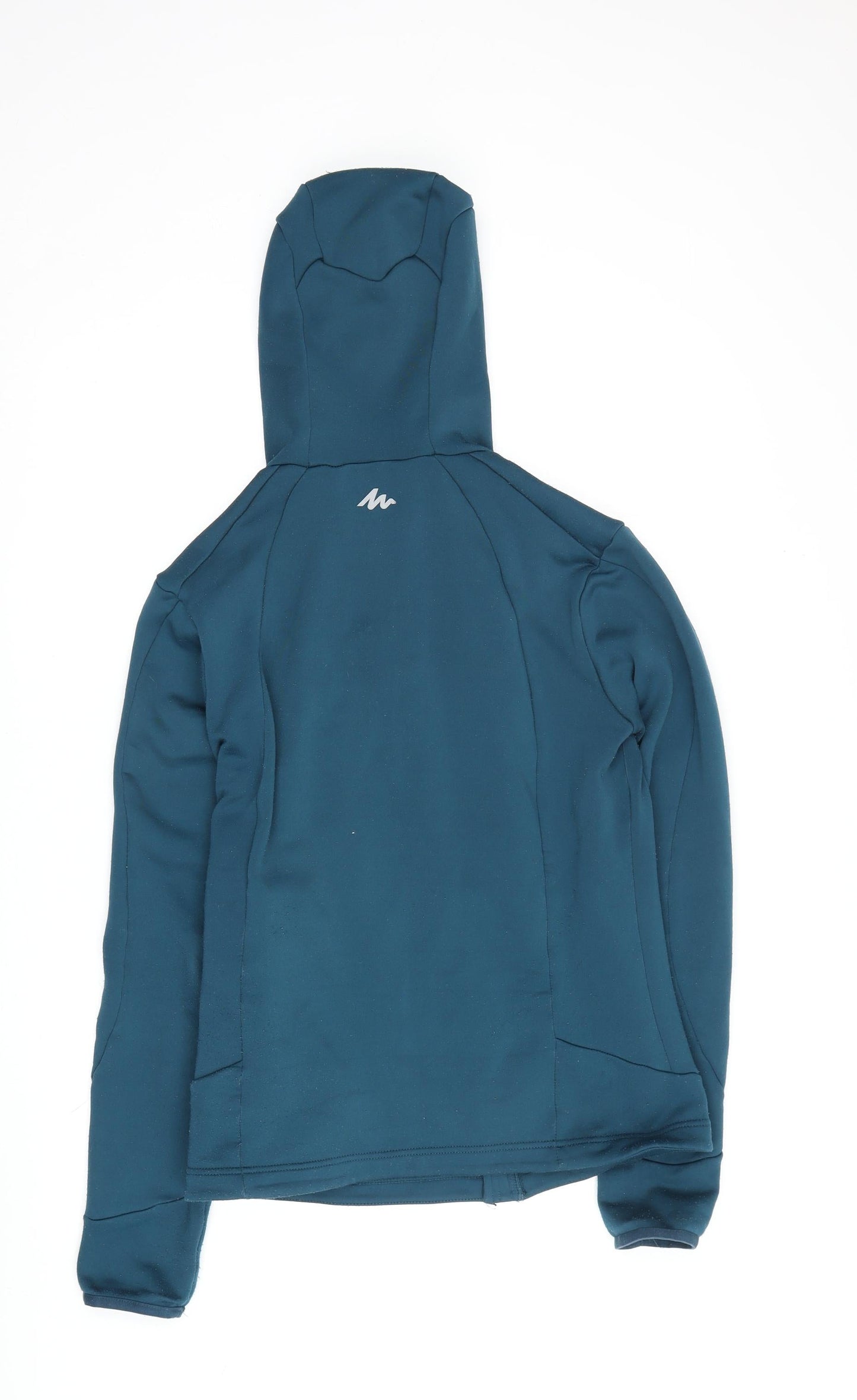 Decathlon Women's Green Full Zip Hoodie, L - Activewear