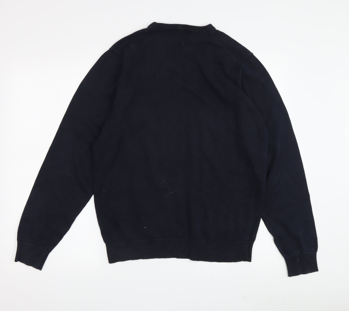 James Pringle Men's Black V-Neck Pullover Jumper M