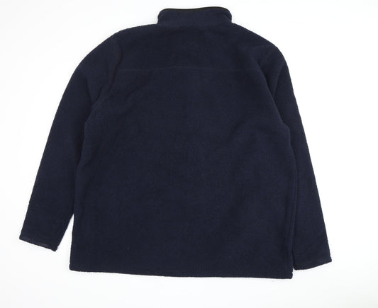 Badrhino Men's Blue 2XL Basic Jacket Full Zip