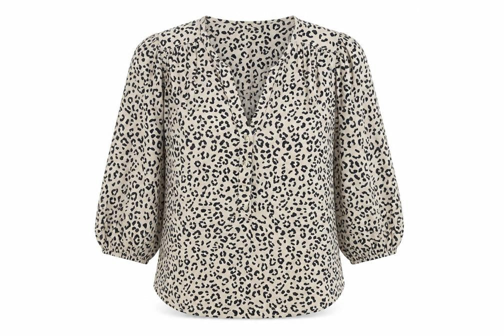 Womens UK Size 12 Marks and Spencer Brown  Blouse