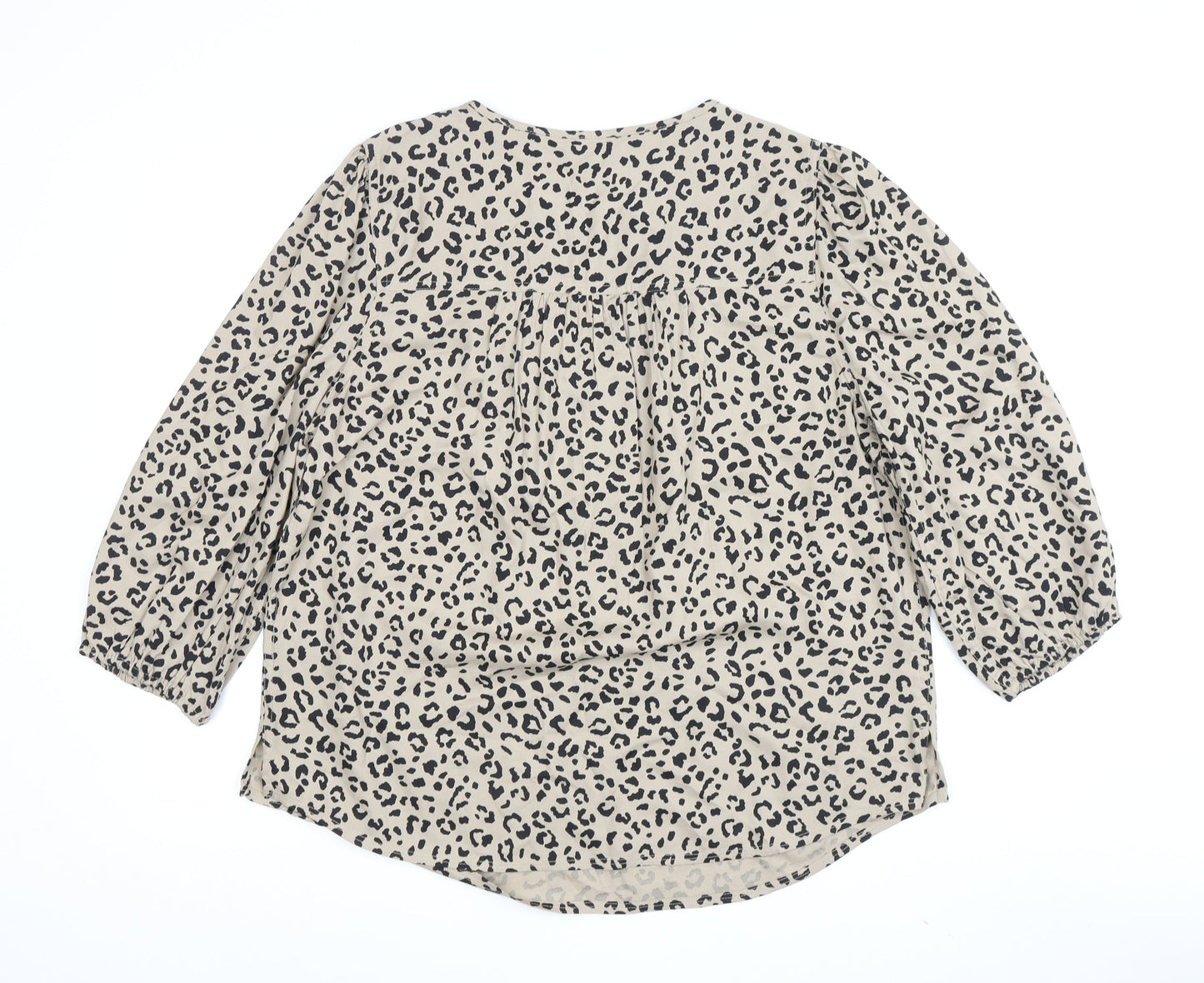 Womens UK Size 12 Marks and Spencer Brown  Blouse