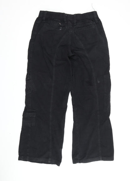 BDG Women's Black Cargo Trousers - Size S, Casual & Comfy