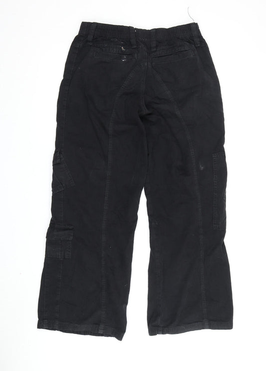 BDG Women's Black Cargo Trousers - Size S, Casual & Comfy