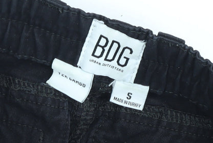 BDG Women's Black Cargo Trousers - Size S, Casual & Comfy